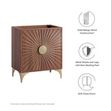 Daylight Freestanding Bathroom Vanity Cabinet in Walnut (Sink not Included) - BUILDMYPLACE