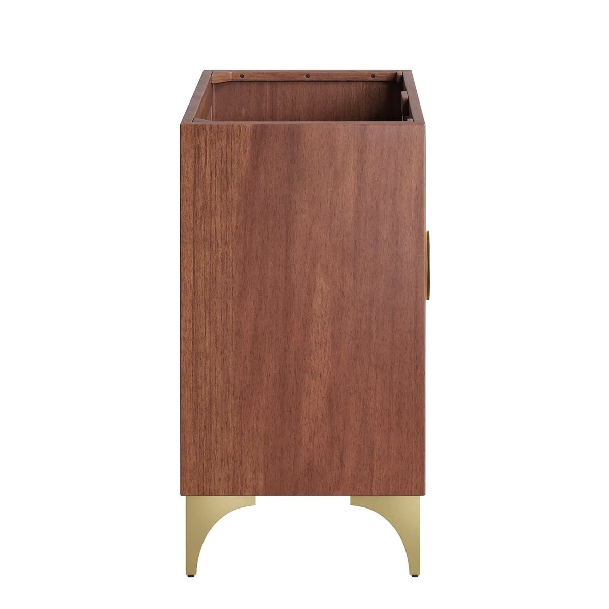 Daylight Freestanding Bathroom Vanity Cabinet in Walnut (Sink not Included) - BUILDMYPLACE