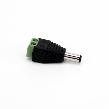 DC Wire Plug - Male/Female Barrel Connector to Screw Terminal Adapter - BUILDMYPLACE