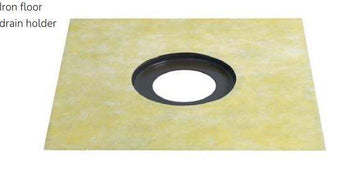 TILUX SQUARE SE-PLATE-THIN 3/32 H x 12-1/4 W in - yellow - metal plate for weight support around drain