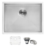 Deep Laundry Utility Sink Undermount 16 Gauge Stainless Steel - BUILDMYPLACE