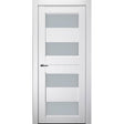 Della Interior Door in Bianco Noble Finish - BUILDMYPLACE