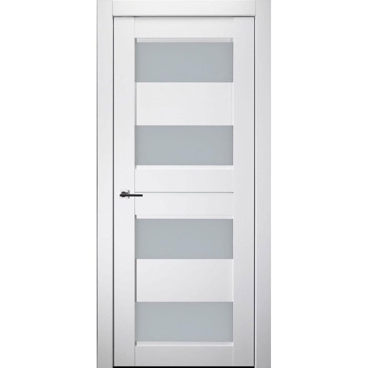 Della Interior Door in Bianco Noble Finish - BUILDMYPLACE