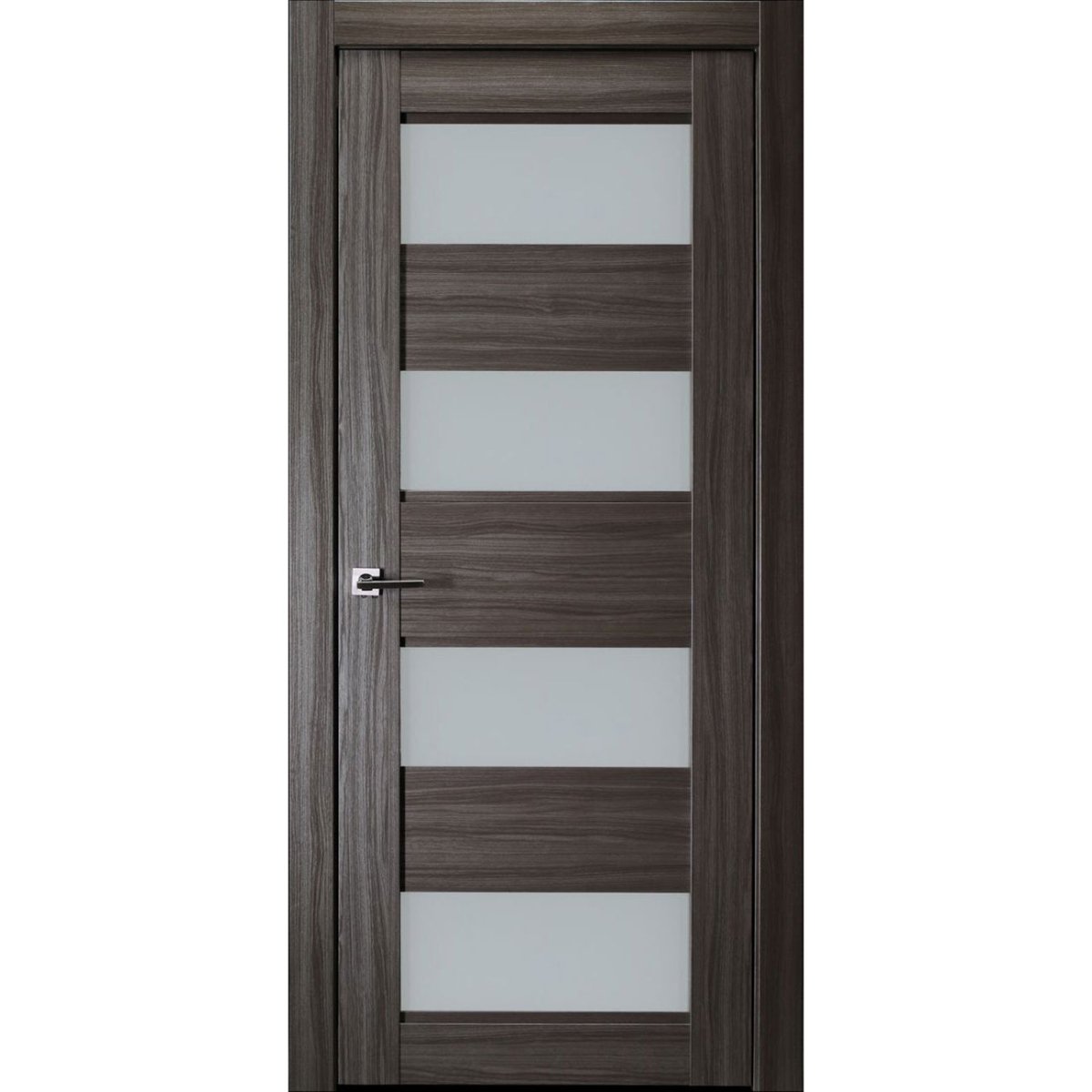 Della Interior Door in Gray Oak Finish - BUILDMYPLACE