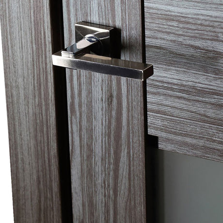 Della Interior Door in Gray Oak Finish - BUILDMYPLACE