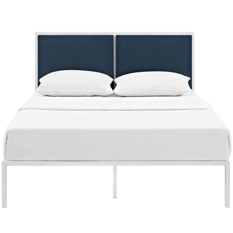 Della King Vinyl Bed - BUILDMYPLACE