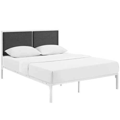 Della King Vinyl Bed - BUILDMYPLACE