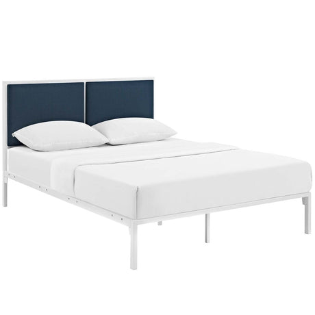 Della King Vinyl Bed - BUILDMYPLACE