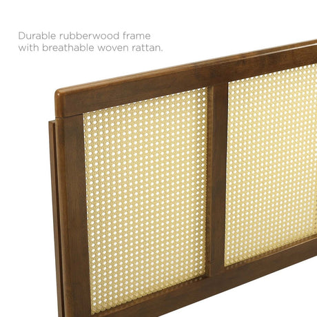 Delmare Cane Full Headboard - BUILDMYPLACE