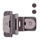 Demountable Hinge Double 3/8 Inch Inset 1/4 Inch Overlay (2 Hinges/Per Pack) - Hickory Hardware - BUILDMYPLACE