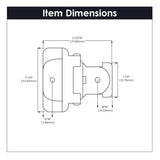 Demountable Hinge Double 3/8 Inch Inset 1/4 Inch Overlay (2 Hinges/Per Pack) - Hickory Hardware - BUILDMYPLACE