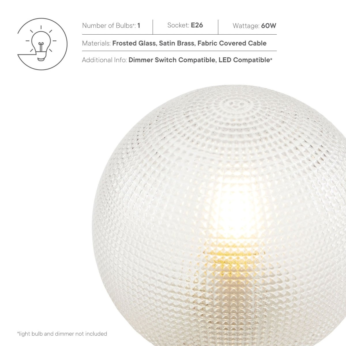 Destiny Glass and Metal Table Lamp - BUILDMYPLACE