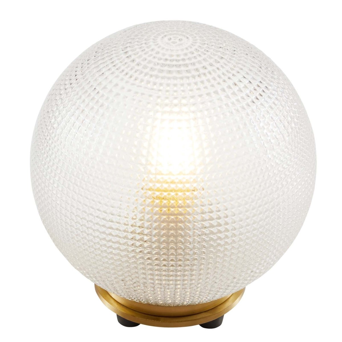 Destiny Glass and Metal Table Lamp - BUILDMYPLACE