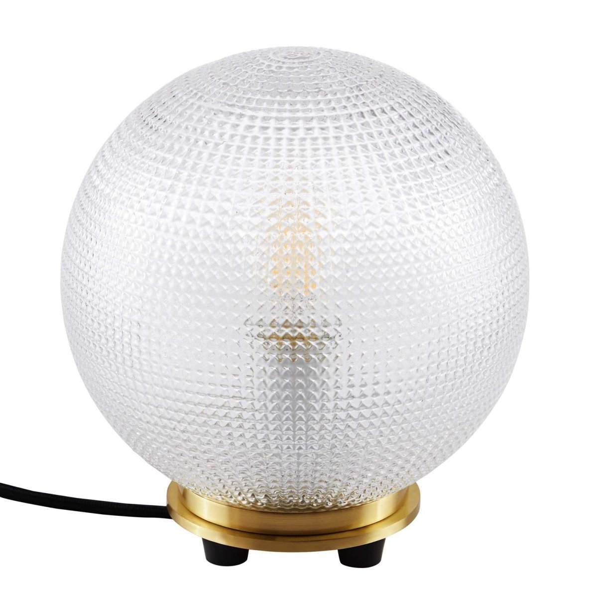 Destiny Glass and Metal Table Lamp - BUILDMYPLACE