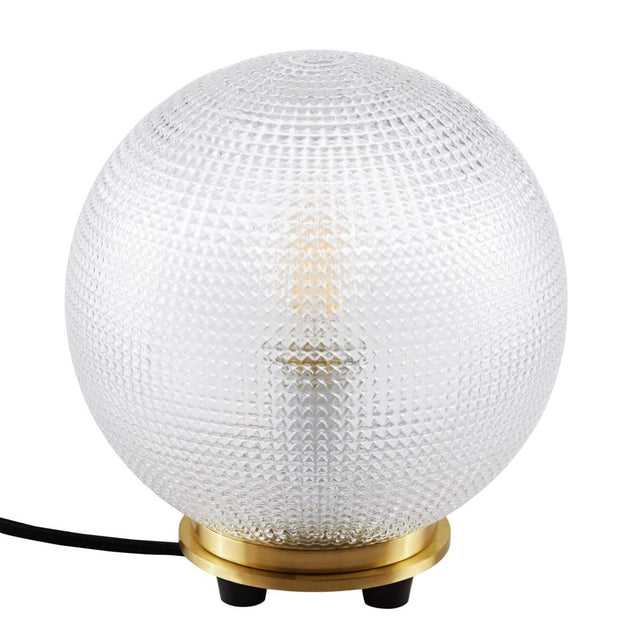 Destiny Glass and Metal Table Lamp - BUILDMYPLACE