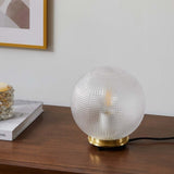 Destiny Glass and Metal Table Lamp - BUILDMYPLACE