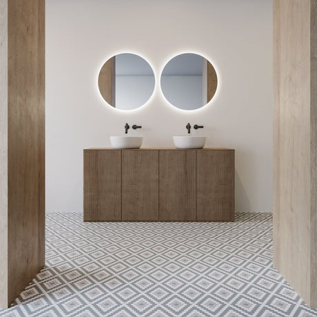 Diamond Soho Afternoon Blend Matte Glazed Porcelain Mosaic - BUILDMYPLACE