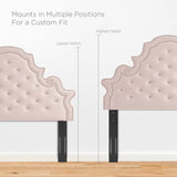 Diana Tufted Performance Velvet Twin Headboard - BUILDMYPLACE