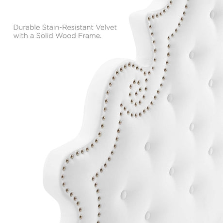 Diana Tufted Performance Velvet Twin Headboard - BUILDMYPLACE