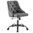 Distinct Tufted Swivel Vegan Leather Office Chair - BUILDMYPLACE