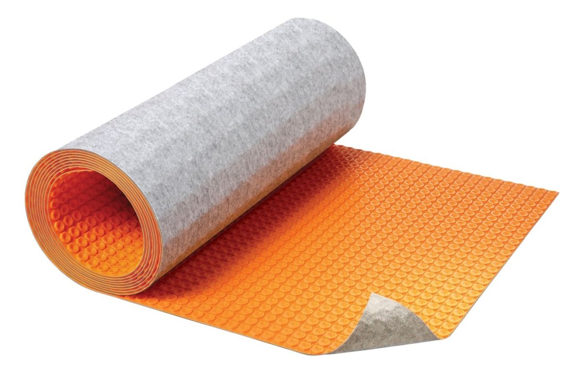 Ditra - Heat - Duo Membrane Roll 3 feet 2 - 5/8 Inch X 33 feet 6 - 1/2 Inch = 108 Sf - BUILDMYPLACE