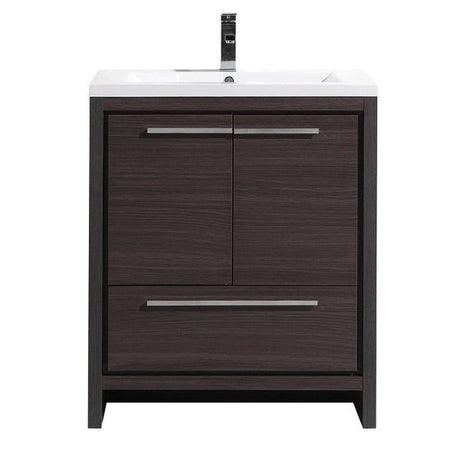 Divine Freestanding Bathroom Vanity With Acrylic Sink, Soft Closing Doors & Drawers - BUILDMYPLACE