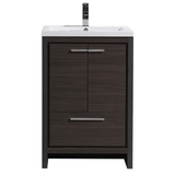 Divine Freestanding Bathroom Vanity With Acrylic Sink, Soft Closing Doors & Drawers - BUILDMYPLACE