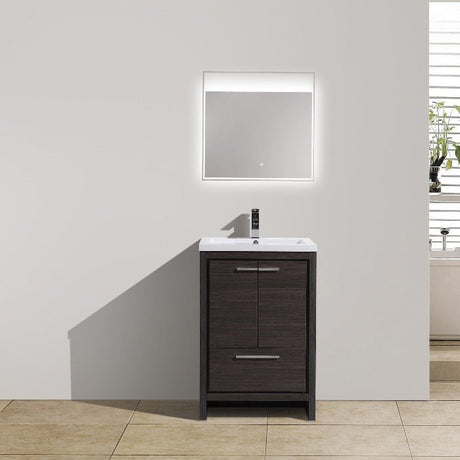 Divine Freestanding Bathroom Vanity With Acrylic Sink, Soft Closing Doors & Drawers - BUILDMYPLACE