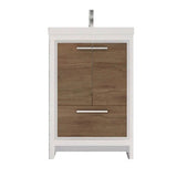 Divine Freestanding Bathroom Vanity With Acrylic Sink, Soft Closing Doors & Drawers - BUILDMYPLACE