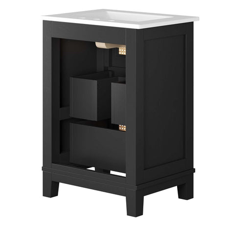 Dixie 24" Solid Wood Bathroom Vanity - BUILDMYPLACE