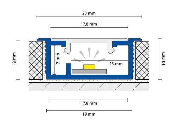 Dlae Led 2300 - 90 - T 250 Cm Titan - BUILDMYPLACE