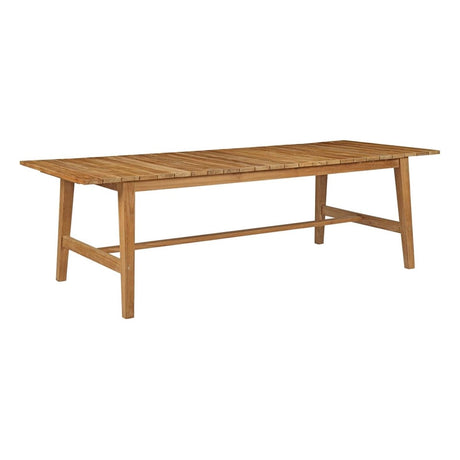 Dorset Outdoor Patio Teak Dining Table - BUILDMYPLACE