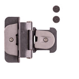 Double Demountable Hinge Collection Hinge Double Demountable 1/4 Inch Overlay (2 Hinges/Per Pack) - Hickory Hardware - BUILDMYPLACE