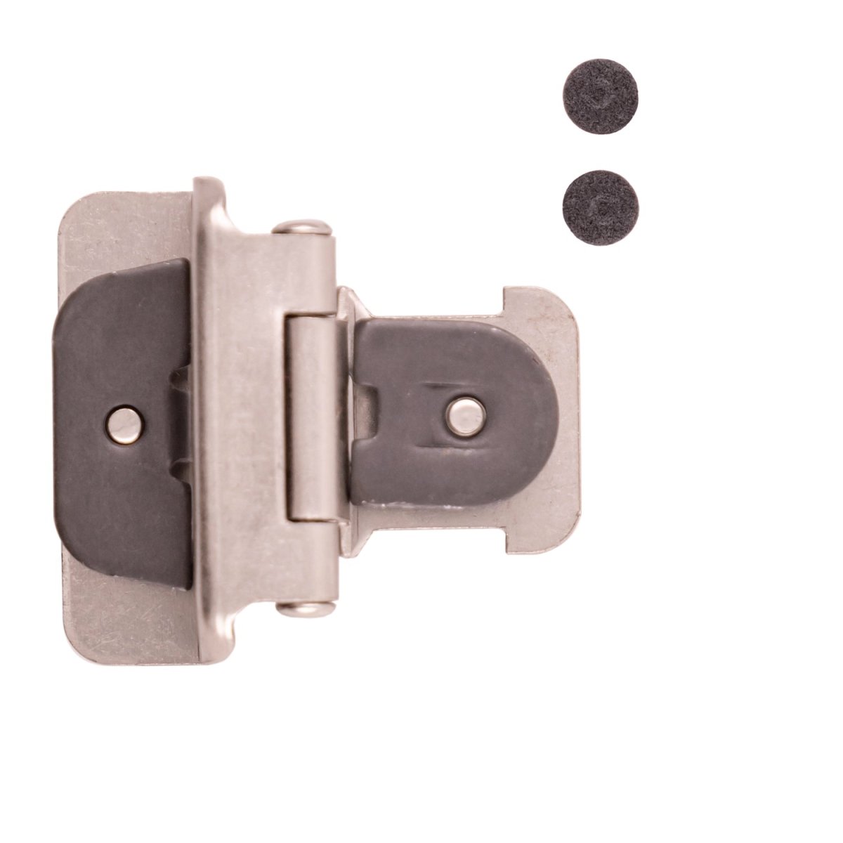 Double Demountable Hinges 1/2 Inch Overlay (2 Hinges/Per Pack) - Hickory Hardware - BUILDMYPLACE