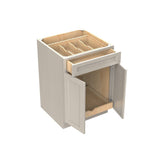 Double Door Base Cabinet | Elegant Stone| 24W x 34.5H x 24D - BUILDMYPLACE