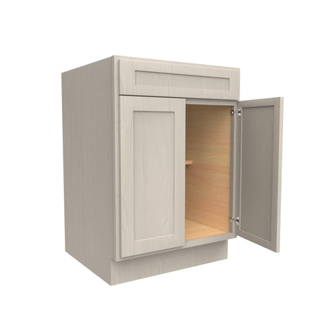 Double Door Base Cabinet | Elegant Stone| 24W x 34.5H x 24D - BUILDMYPLACE