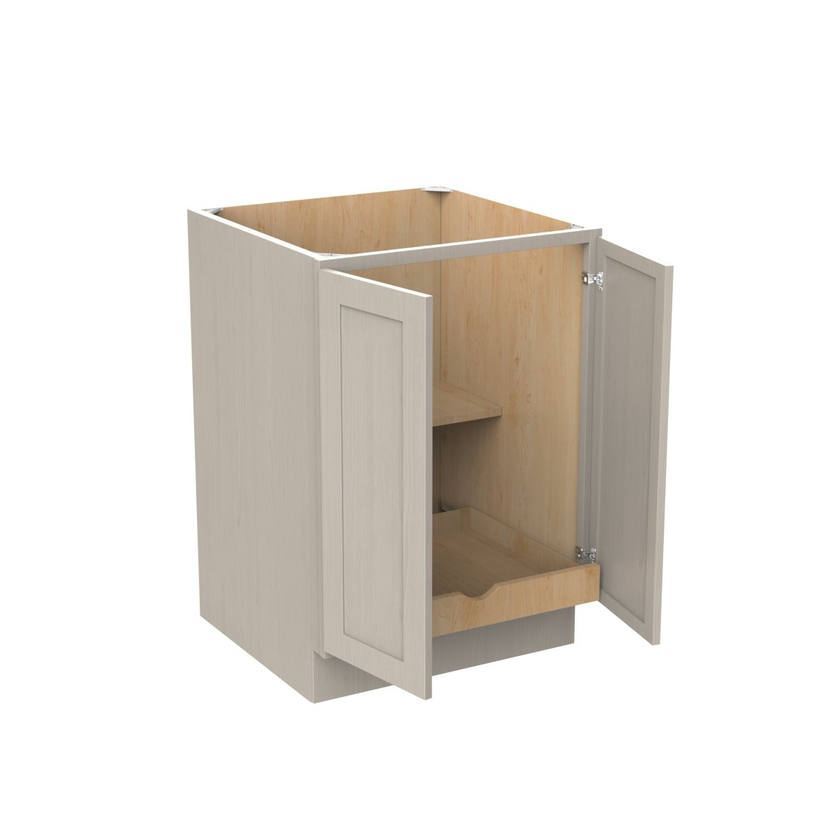 Double Door Base Cabinet | Elegant Stone| 24W x 34.5H x 24D - BUILDMYPLACE