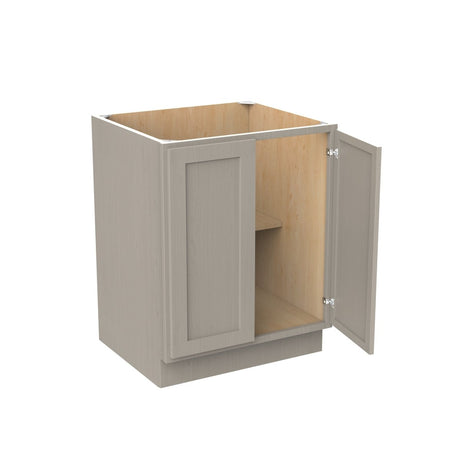 Double Door Base Cabinet | Elegant Stone| 27W x 34.5H x 24D - BUILDMYPLACE