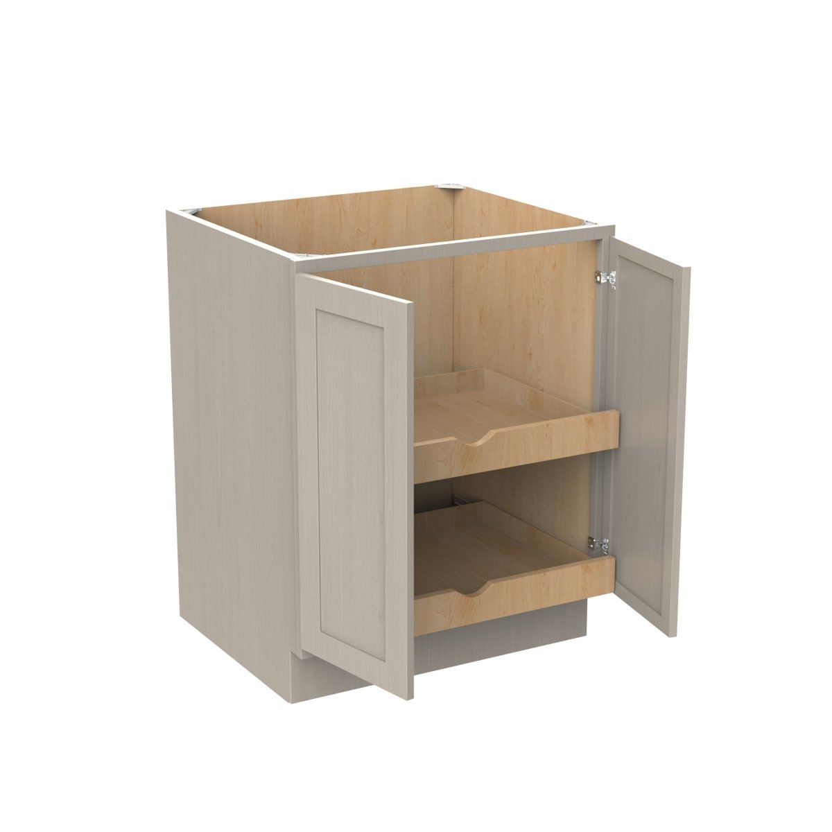 Double Door Base Cabinet | Elegant Stone| 27W x 34.5H x 24D - BUILDMYPLACE