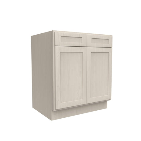 Double Door Base Cabinet | Elegant Stone|30W x 34.5H x 24D - BUILDMYPLACE