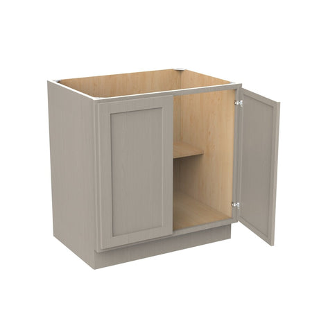 Double Door Base Cabinet | Elegant Stone|33W x 34.5H x 24D - BUILDMYPLACE