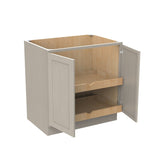 Double Door Base Cabinet | Elegant Stone|33W x 34.5H x 24D - BUILDMYPLACE