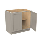 Double Door Base Cabinet | Elegant Stone|36W x 34.5H x 24D - BUILDMYPLACE