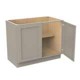 Double Door Base Cabinet | Elegant Stone|42W x 34.5H x 24D - BUILDMYPLACE