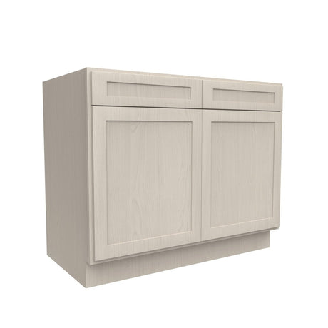 Double Door Base Cabinet | Elegant Stone|42W x 34.5H x 24D - BUILDMYPLACE