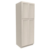 Double Door Utility Cabinet | Elegant Stone|30W x 84H x 24D - BUILDMYPLACE