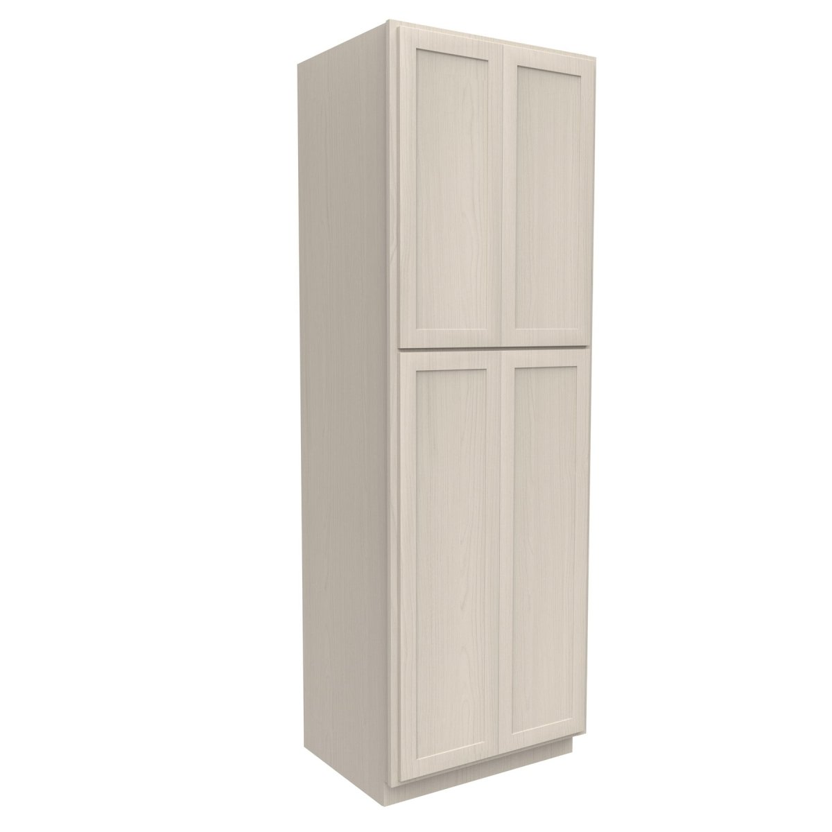 Double Door Utility Cabinet |Elegant Stone|30W x 90H x 24D - BUILDMYPLACE