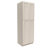 Double Door Utility Cabinet |Elegant Stone|30W x 90H x 24D - BUILDMYPLACE