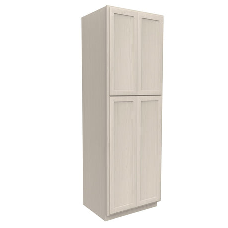 Double Door Utility Cabinet |Elegant Stone|30W x 90H x 24D - BUILDMYPLACE