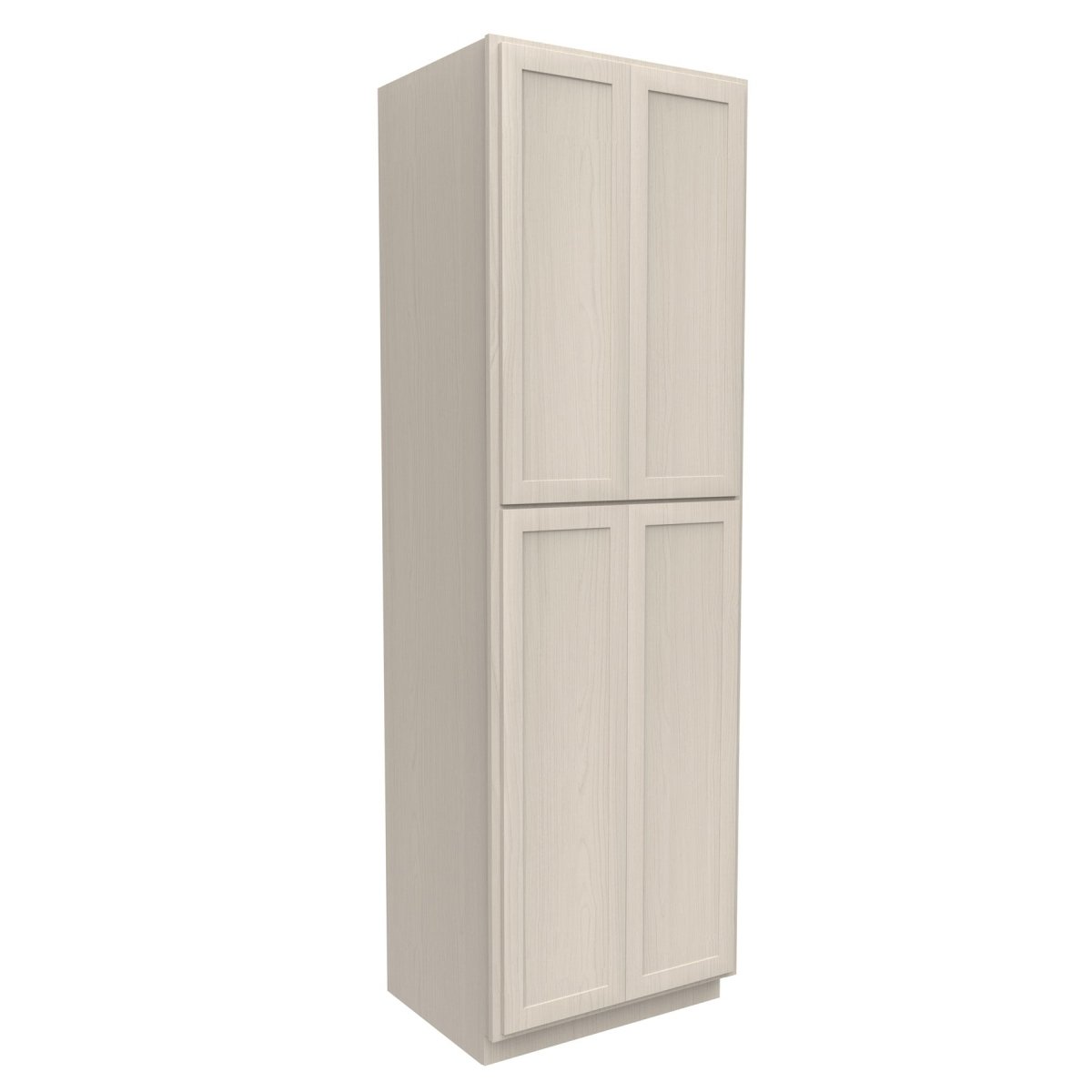 Double Door Utility Cabinet |Elegant Stone|30W x 96H x 24D - BUILDMYPLACE